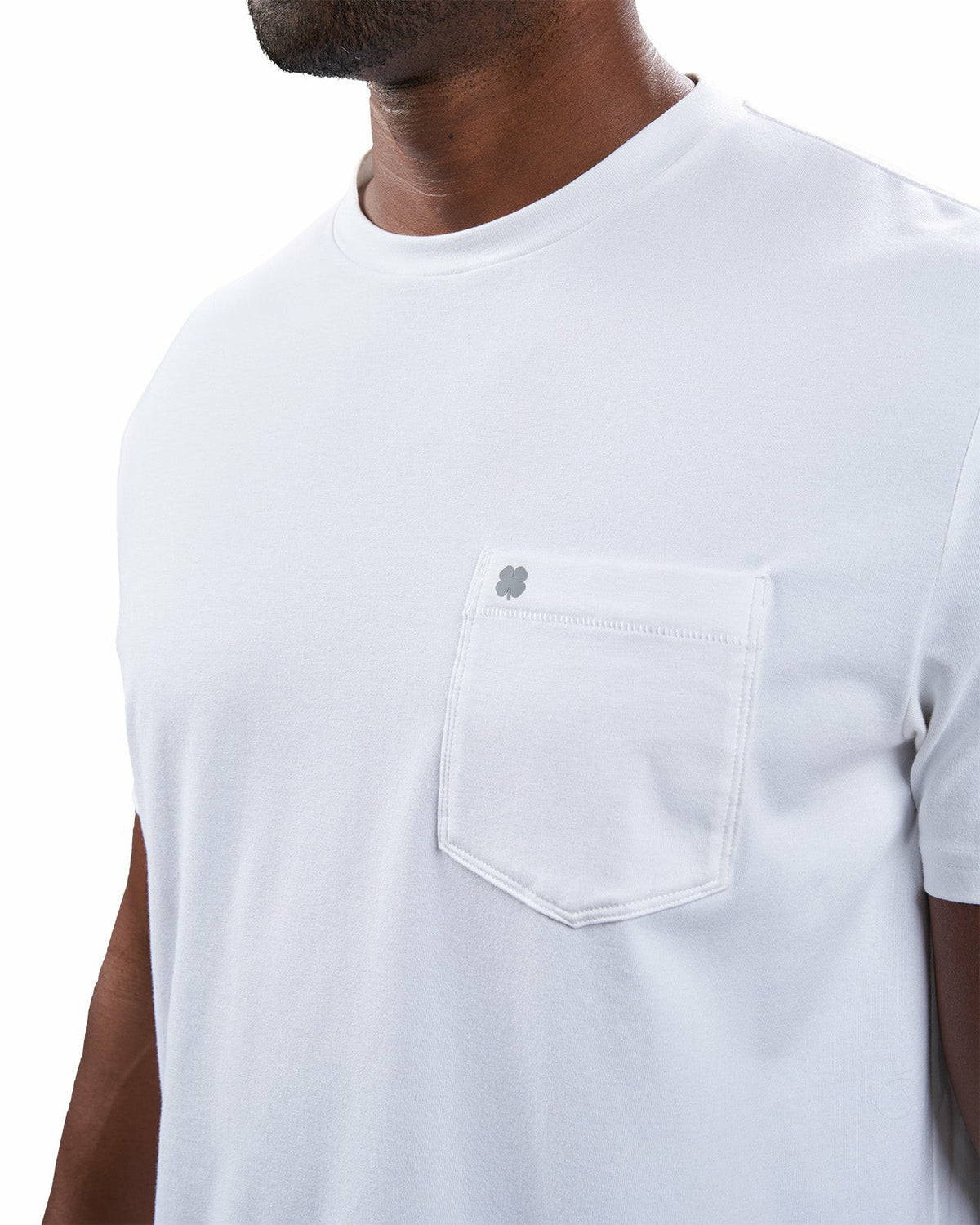 Luxe Short-Sleeved White Tee for Work or Play