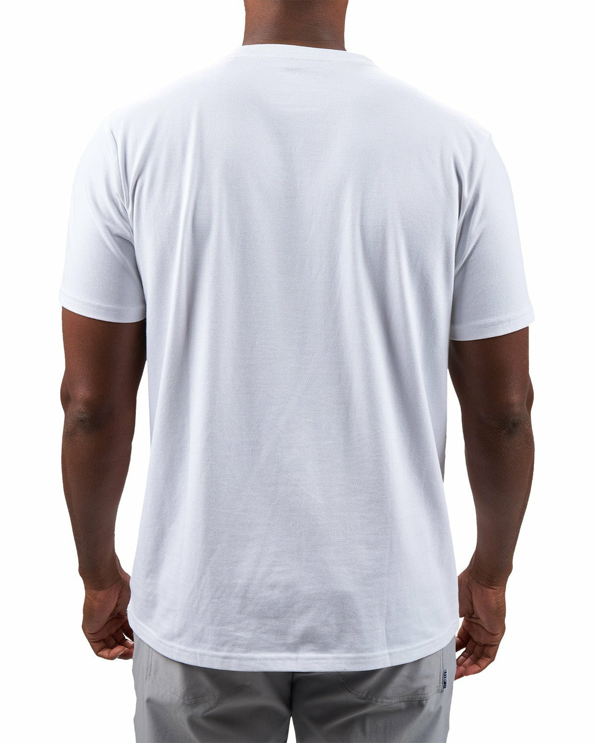 Luxe Short-Sleeved White Tee for Work or Play
