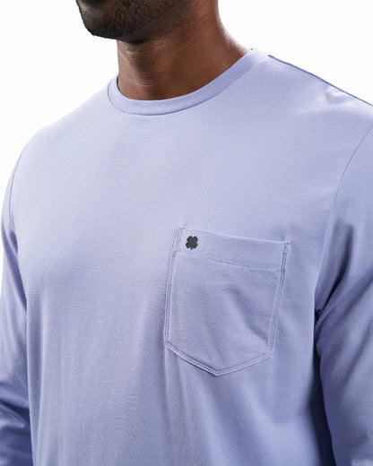 Luxe Long-Sleeved Purple Tee for Work or Play