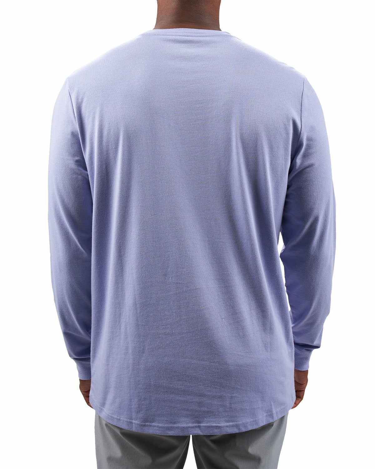 Luxe Long-Sleeved Purple Tee for Work or Play