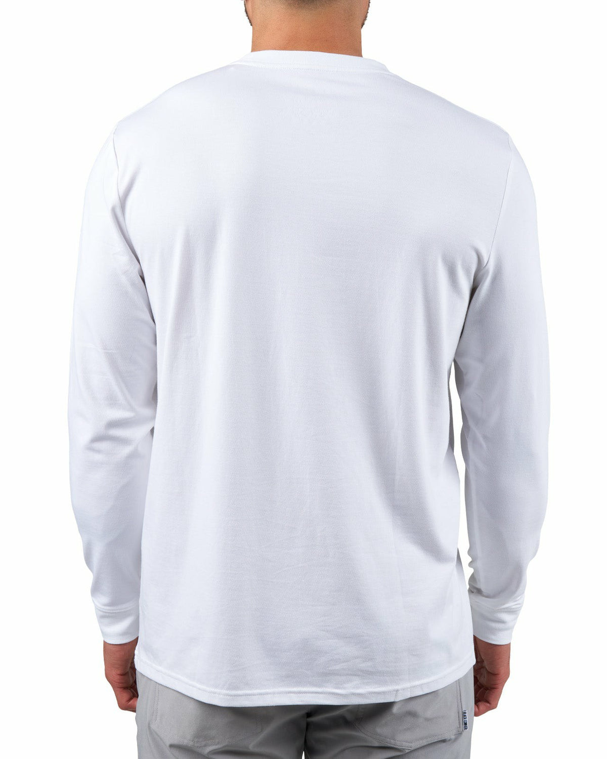 Luxe Long-Sleeved White Tee for Work or Play