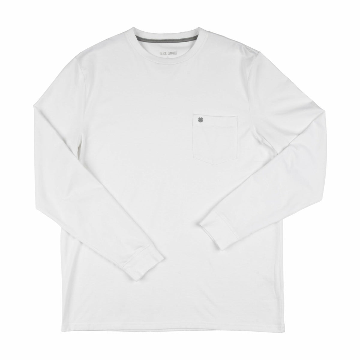 Luxe Long-Sleeved White Tee for Work or Play