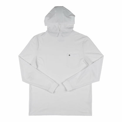 Luxe White Hoodie for Work or Play