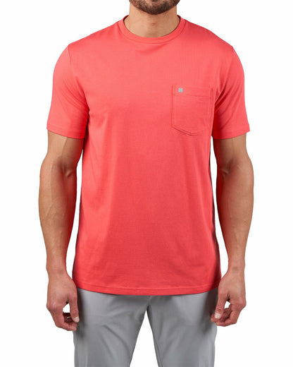 Luxe Short-Sleeved Pink Tee for Work or Play