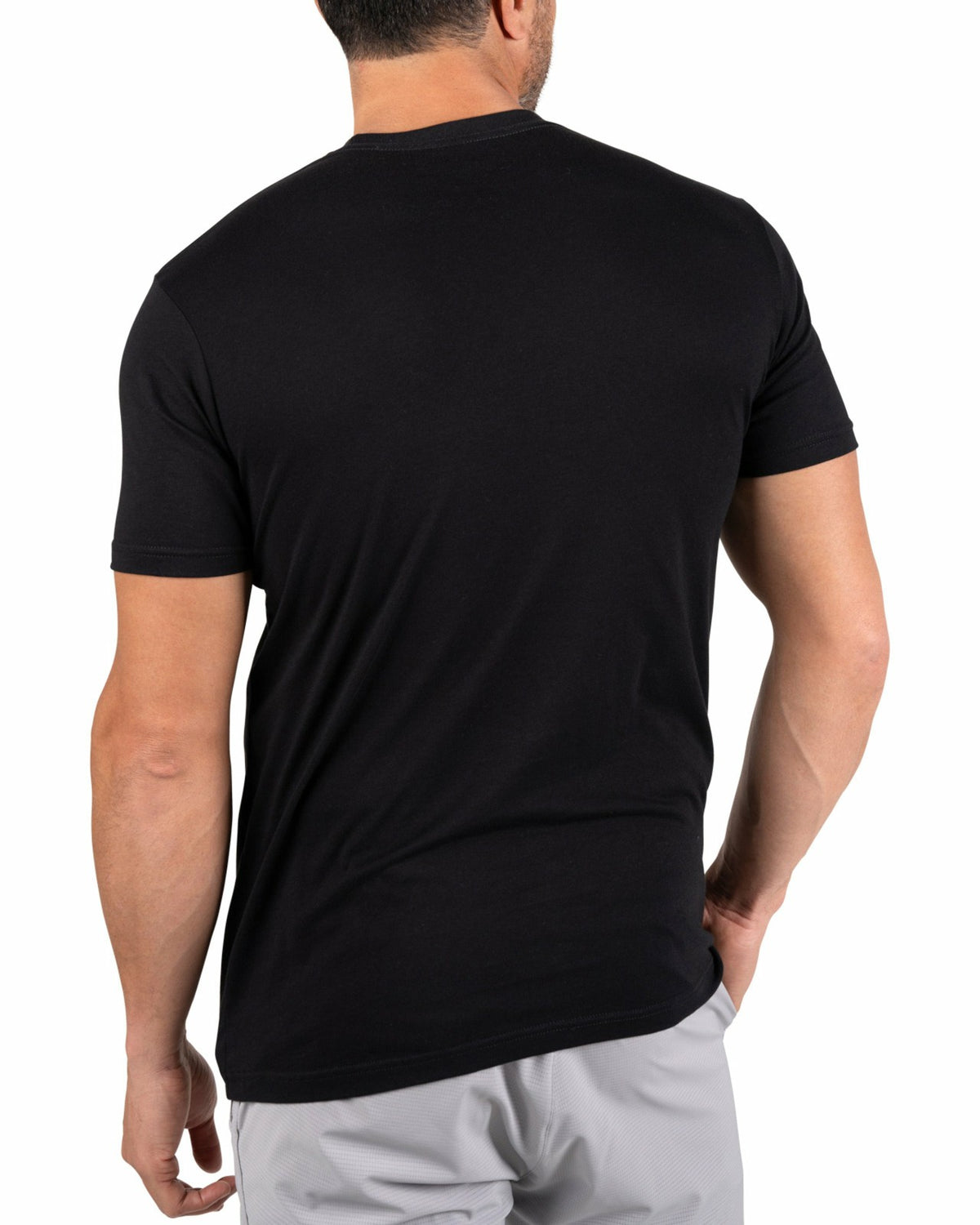 Playful Men's Black Graphic Tee for Golf