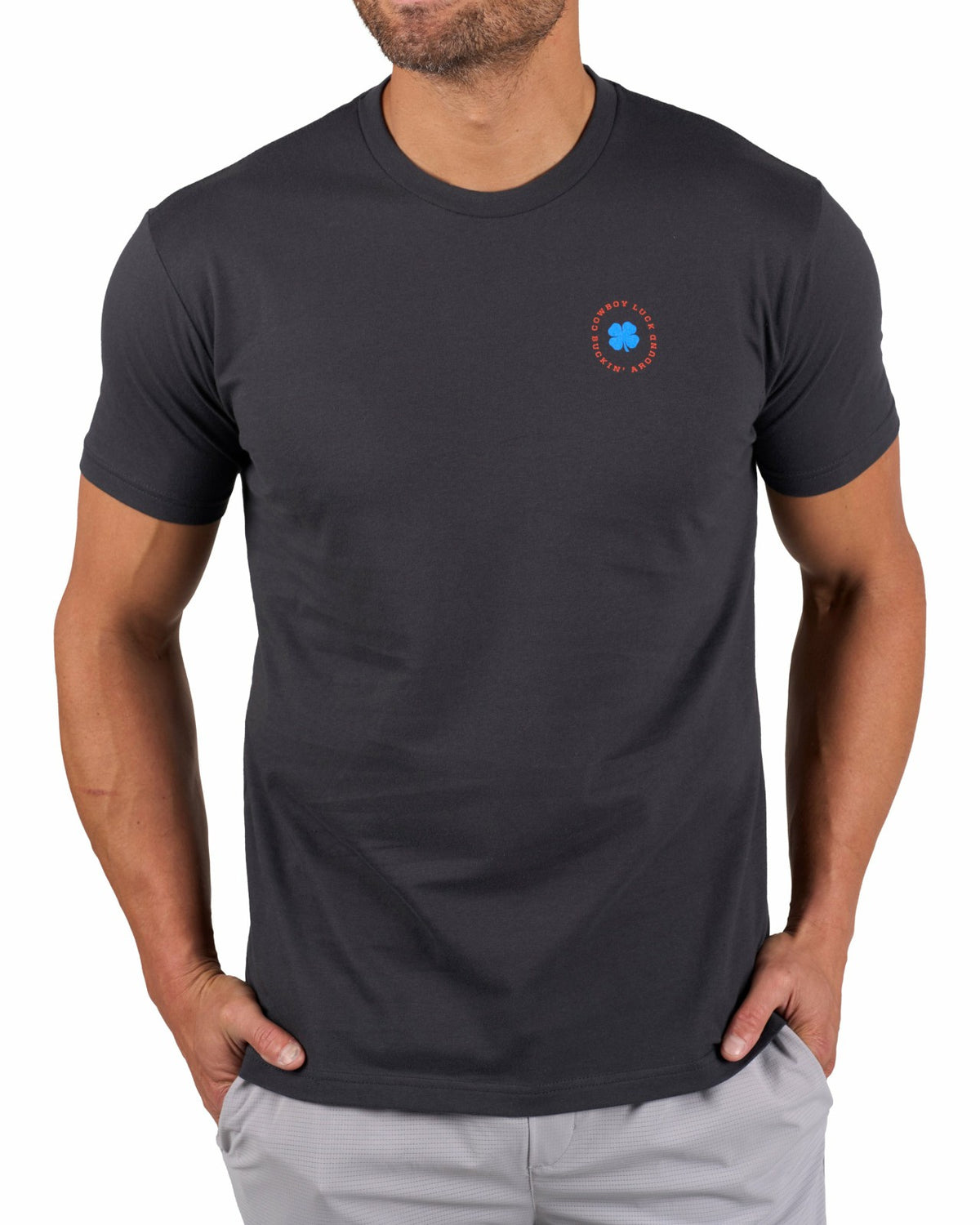 Western Men's Cowboy Black Graphic Tee