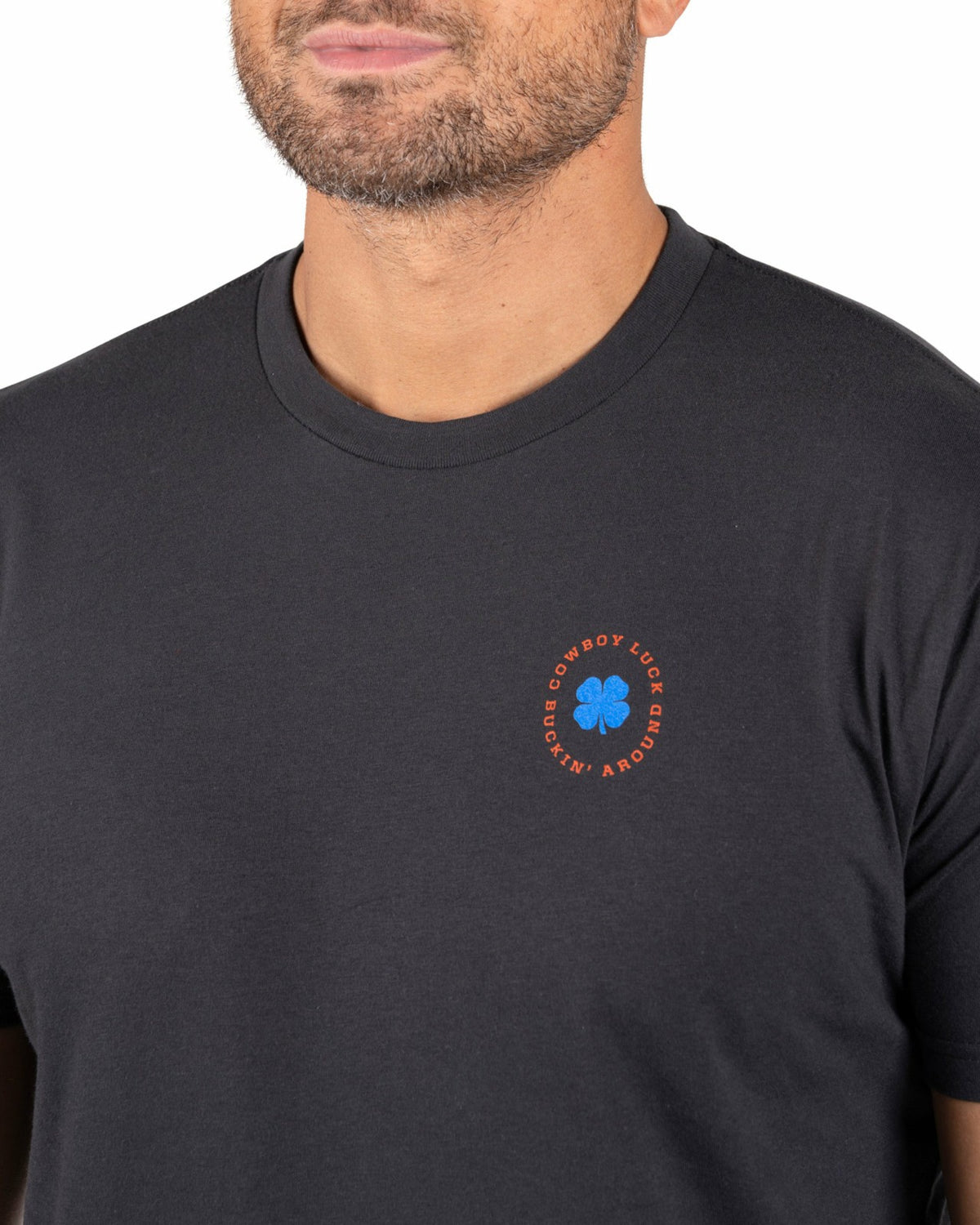 Western Men's Cowboy Black Graphic Tee