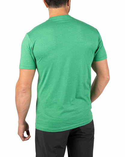 Playful Men's Green Graphic Tee for Golf
