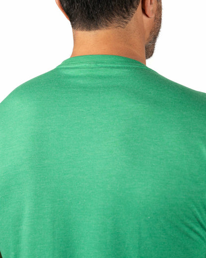 Playful Men's Green Graphic Tee for Golf