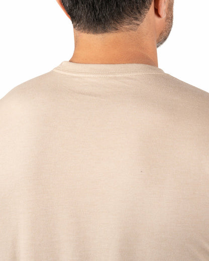 Super Soft Men's Tan Texas Golf Themed Graphic Tee