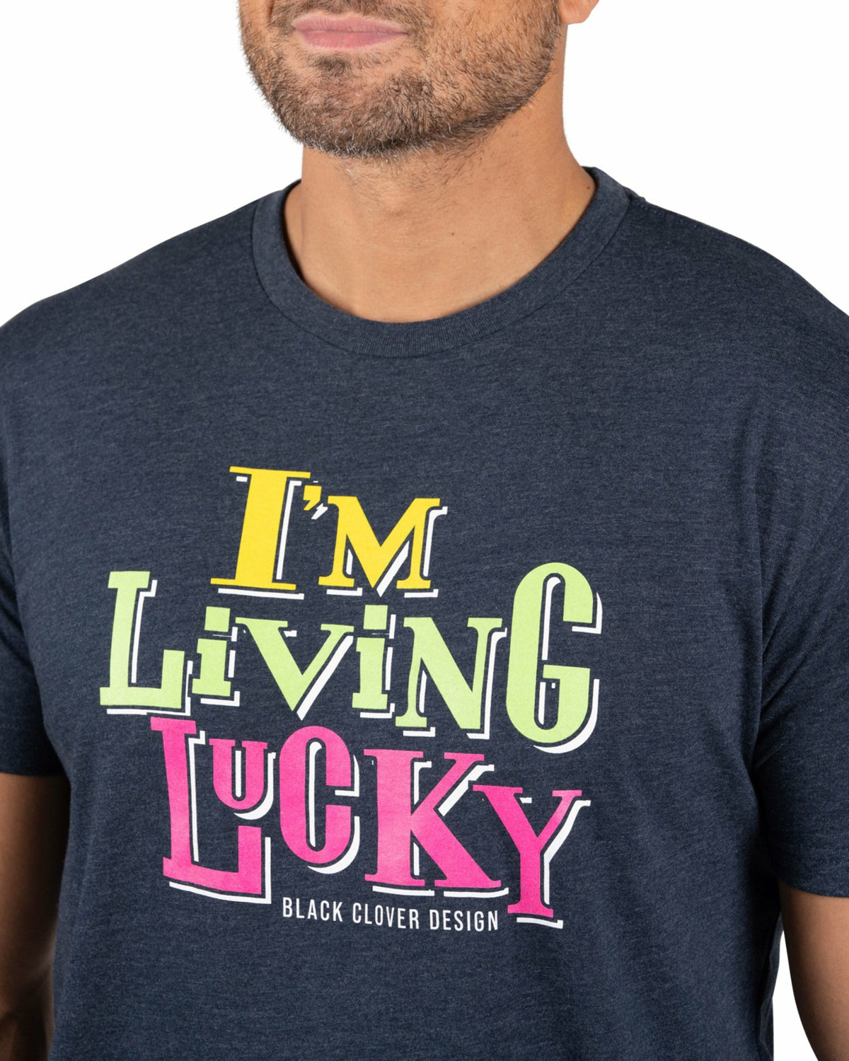 Vintage Navy Men's Graphic Tee for Golf & Casual Wear