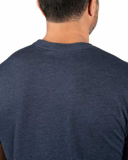Vintage Navy Men's Graphic Tee for Golf & Casual Wear