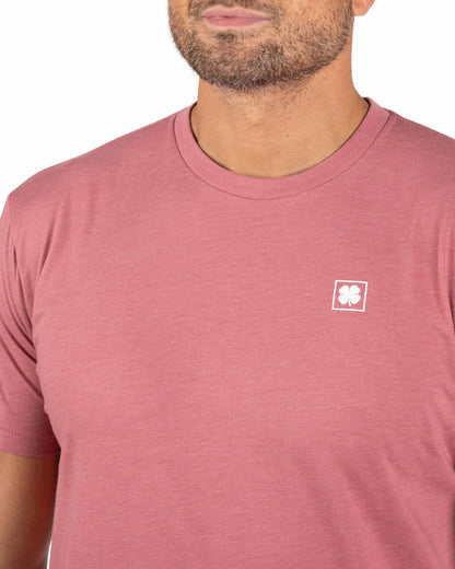 Playful Men's Pink Graphic Tee for Golf