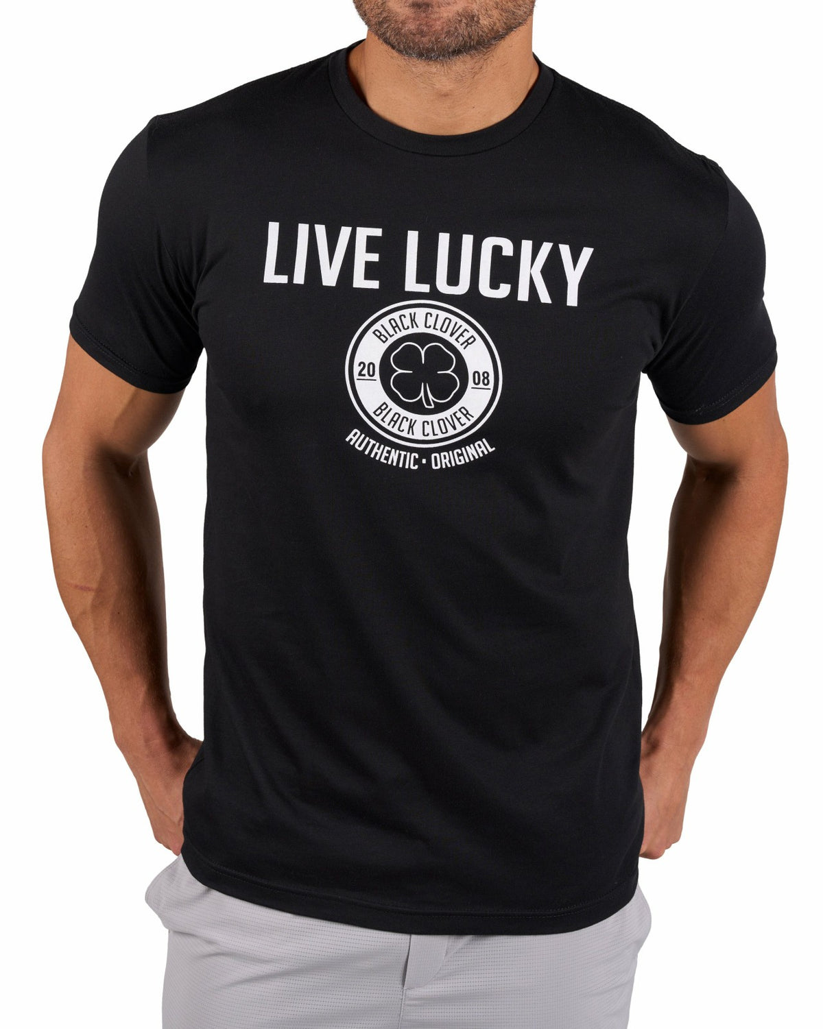 Super Soft Men's Black and White Graphic Tee
