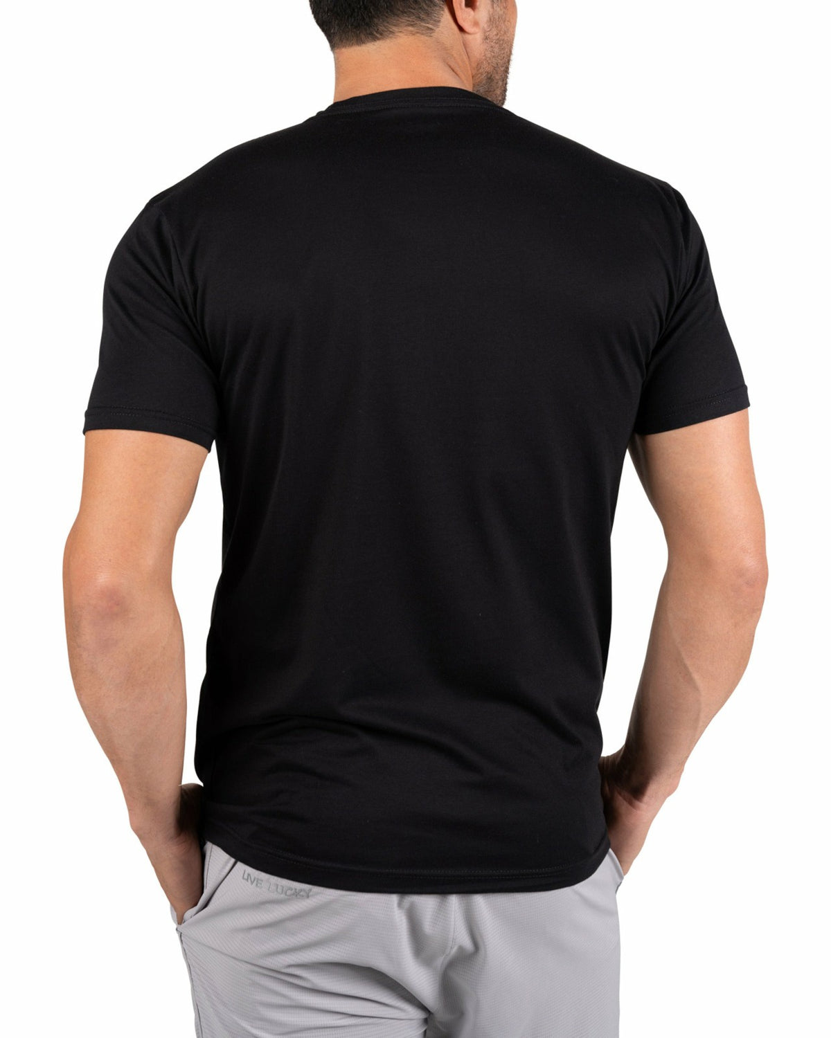 Super Soft Men's Black and White Graphic Tee