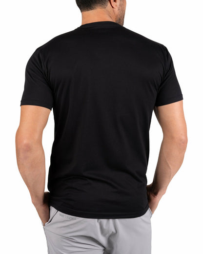 Super Soft Men's Black and White Graphic Tee