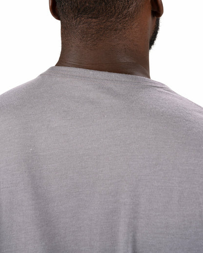 Super Soft Men's Dark Grey and White Graphic Tee