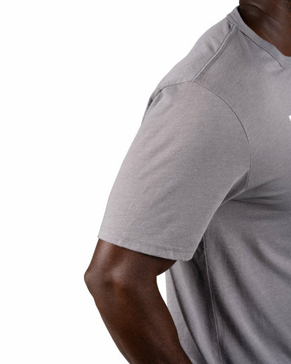 Super Soft Men's Dark Grey and White Graphic Tee