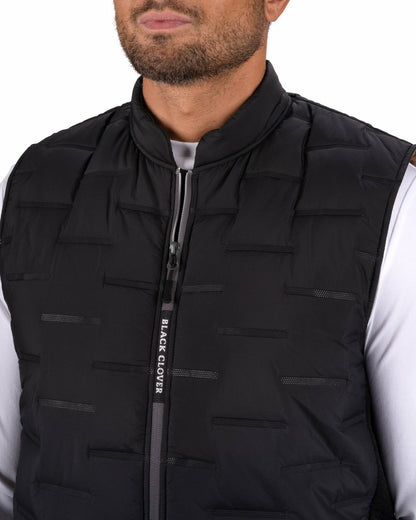 Trendy Men's Black Golf Vest for Everyday Style