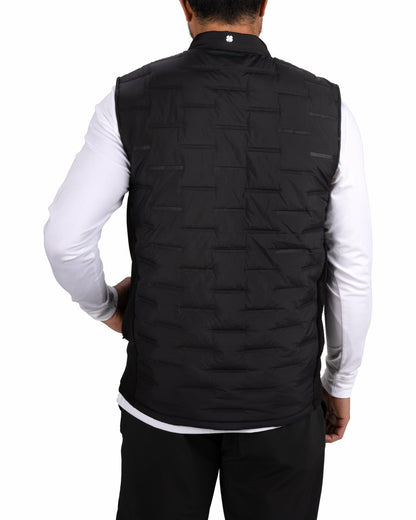 Trendy Men's Black Golf Vest for Everyday Style