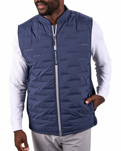 Trendy Men's Navy Blue Golf Vest for Everyday Style