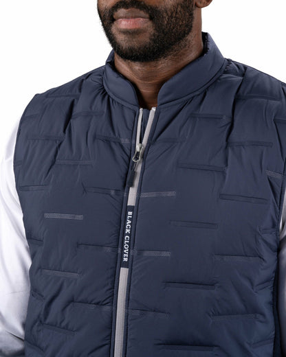 Trendy Men's Navy Blue Golf Vest for Everyday Style