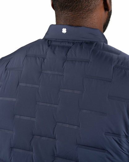 Trendy Men's Navy Blue Golf Vest for Everyday Style
