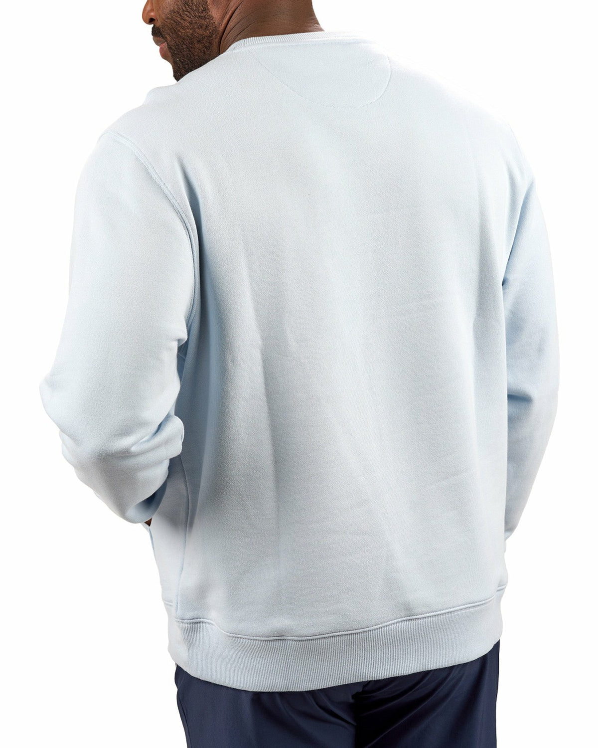 Men's Premium Blue Crewneck Sweatshirt