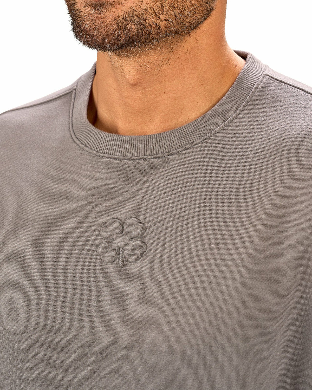 Men's Premium Grey Crewneck Sweatshirt
