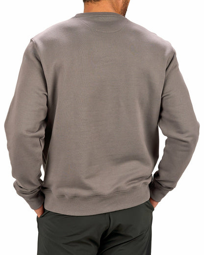 Men's Premium Grey Crewneck Sweatshirt