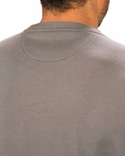 Men's Premium Grey Crewneck Sweatshirt