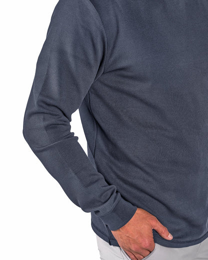 Men's Versatile Blue Hoodie for Style and Comfort