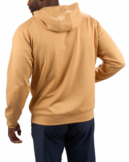 Men's Quarter-Zip Mustard Yellow Lightweight Hoodie