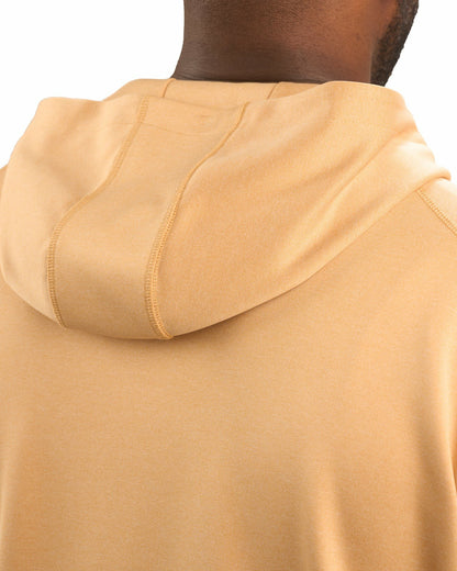 Men's Quarter-Zip Mustard Yellow Lightweight Hoodie