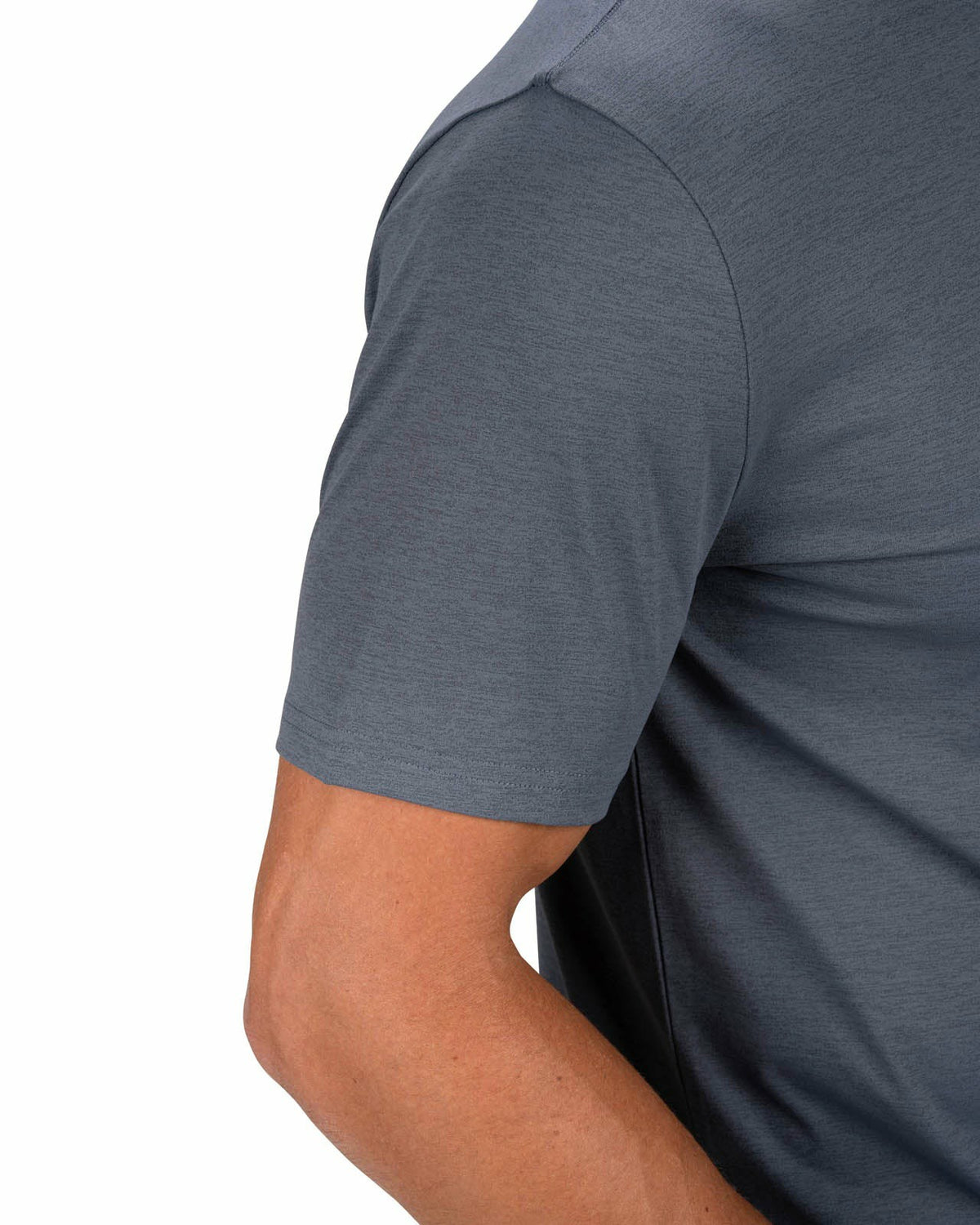 Men's Athletic Short Sleeve Dark Grey T-Shirt