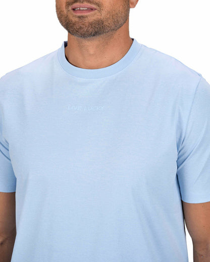 Men's Athletic Short Sleeve Blue T-Shirt