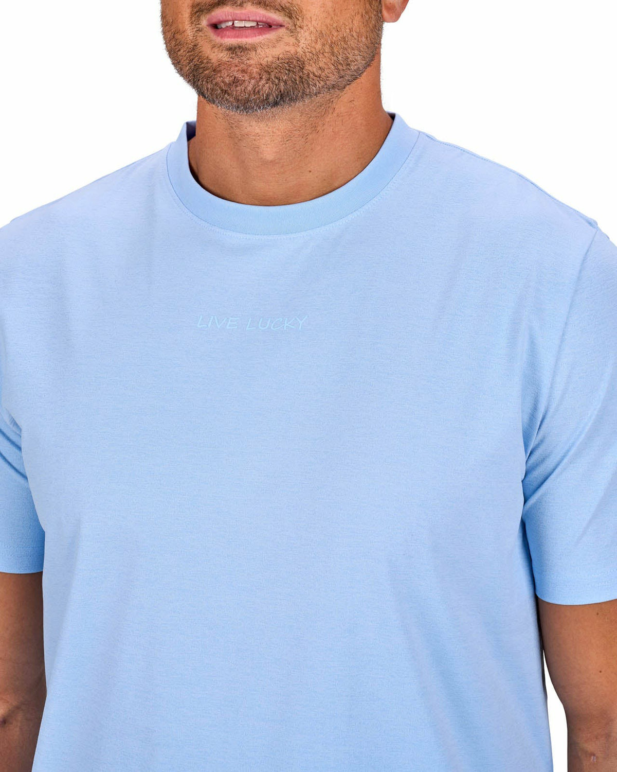 Men's Athletic Short Sleeve Blue T-Shirt