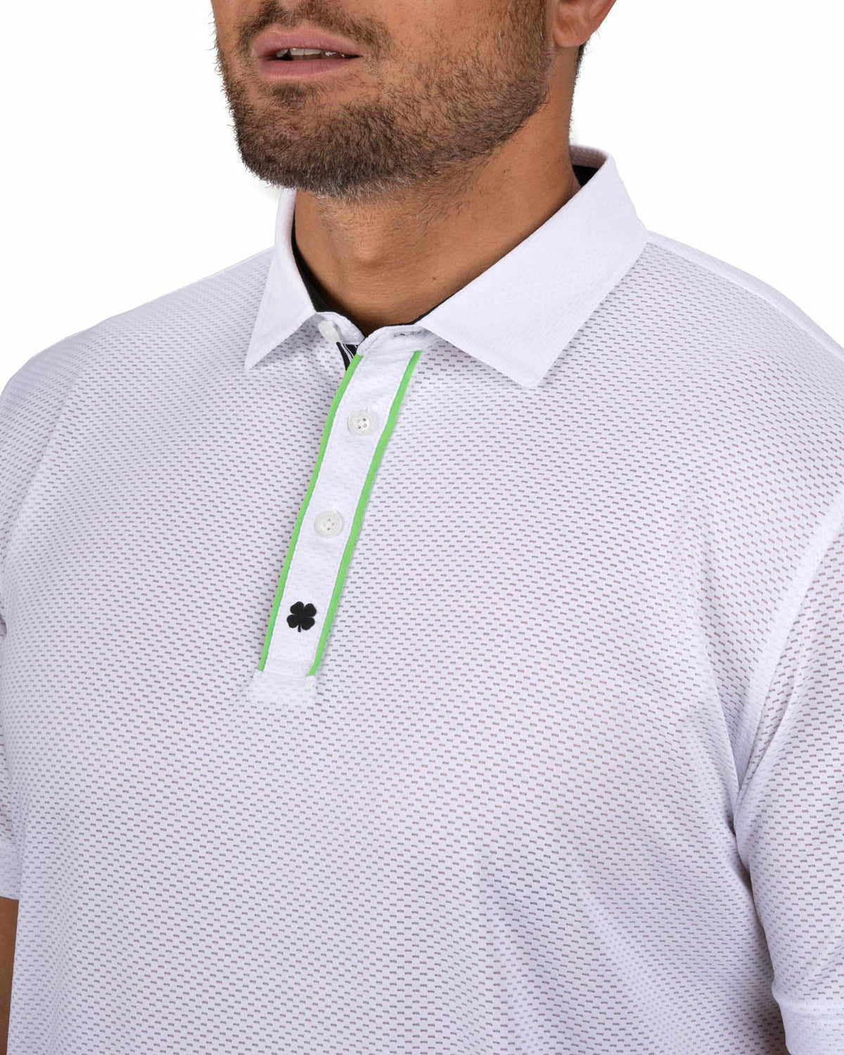 Breathable Men's White Golf Polo for Classic Style