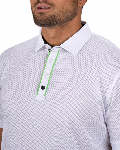 Breathable Men's White Golf Polo for Classic Style