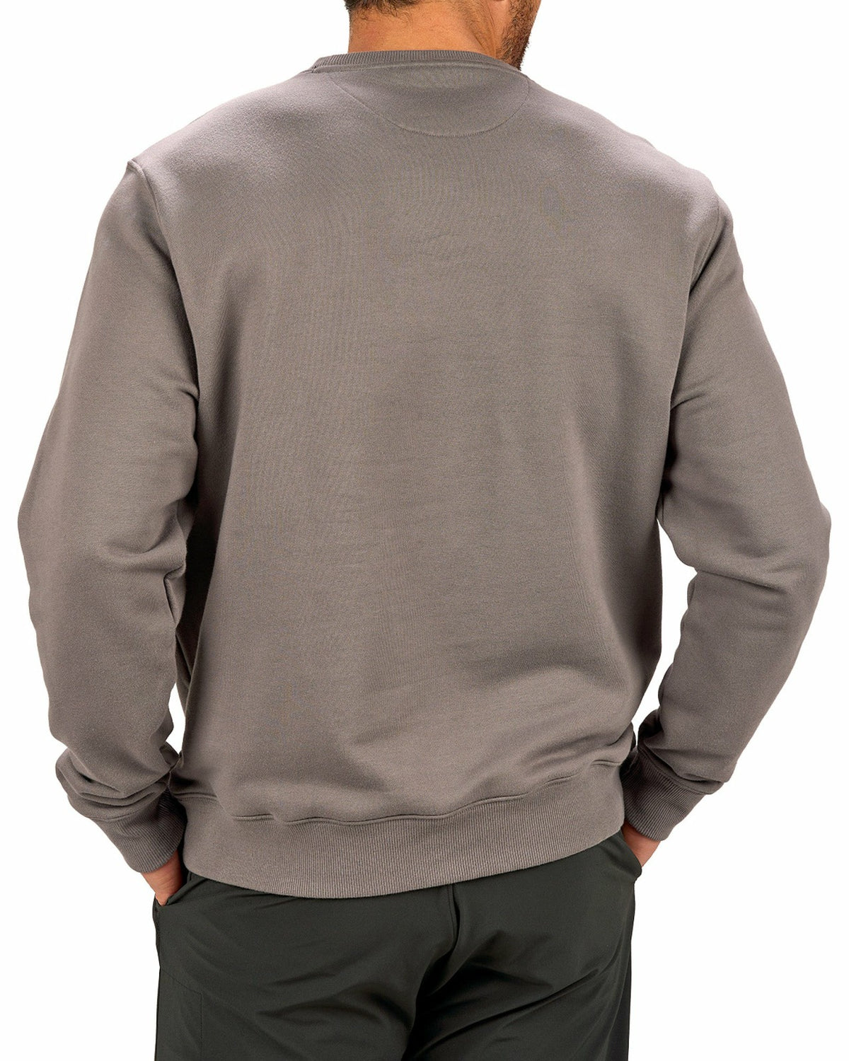 Men's Premium Grey Crewneck Sweatshirt