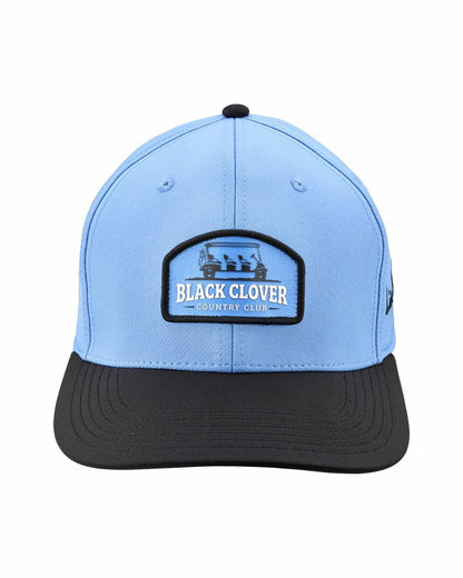 Playful Blue and Black Hat for Golf and Lifestyle