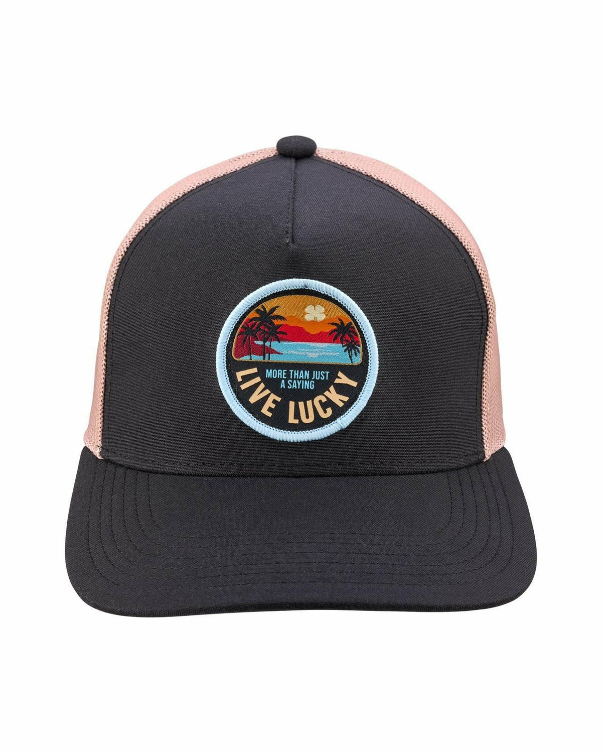 Tropical Mesh Black Hat for Golf and Lifestyle
