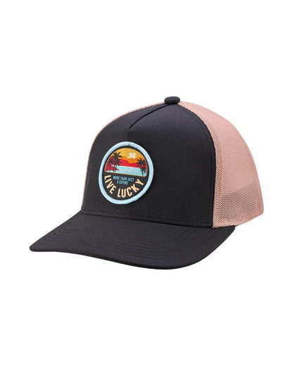 Tropical Mesh Black Hat for Golf and Lifestyle