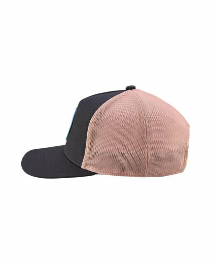 Tropical Mesh Black Hat for Golf and Lifestyle