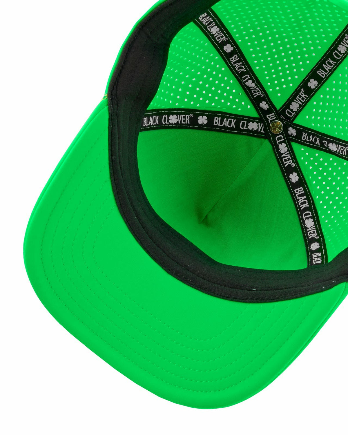 Adjustable Tropical Green Hat for Golf and Lifestyle