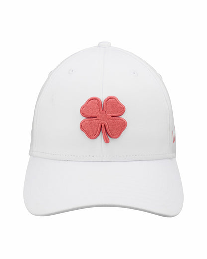 White and Brandy Premium Clover Hat For Golf and Lifestyle