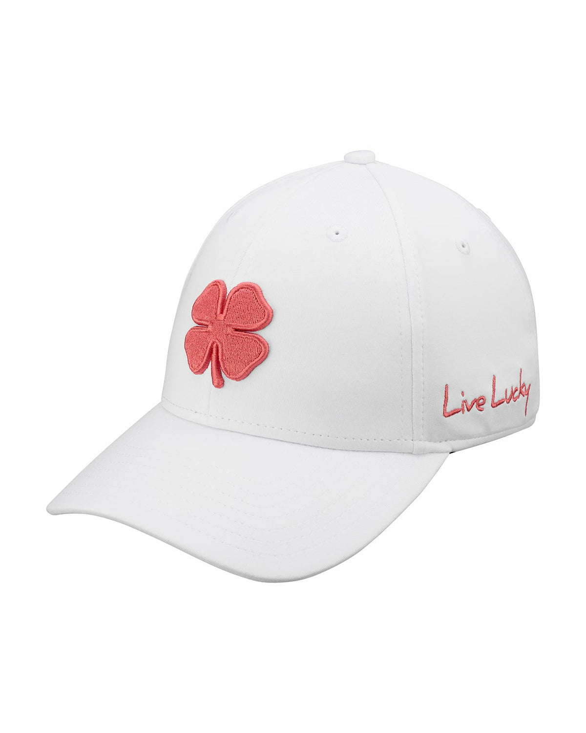 White and Brandy Premium Clover Hat For Golf and Lifestyle