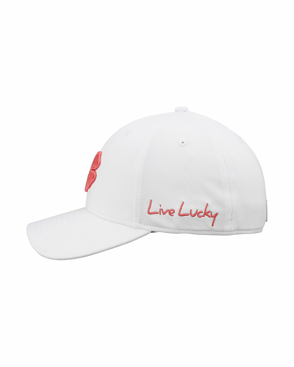 White and Brandy Premium Clover Hat For Golf and Lifestyle