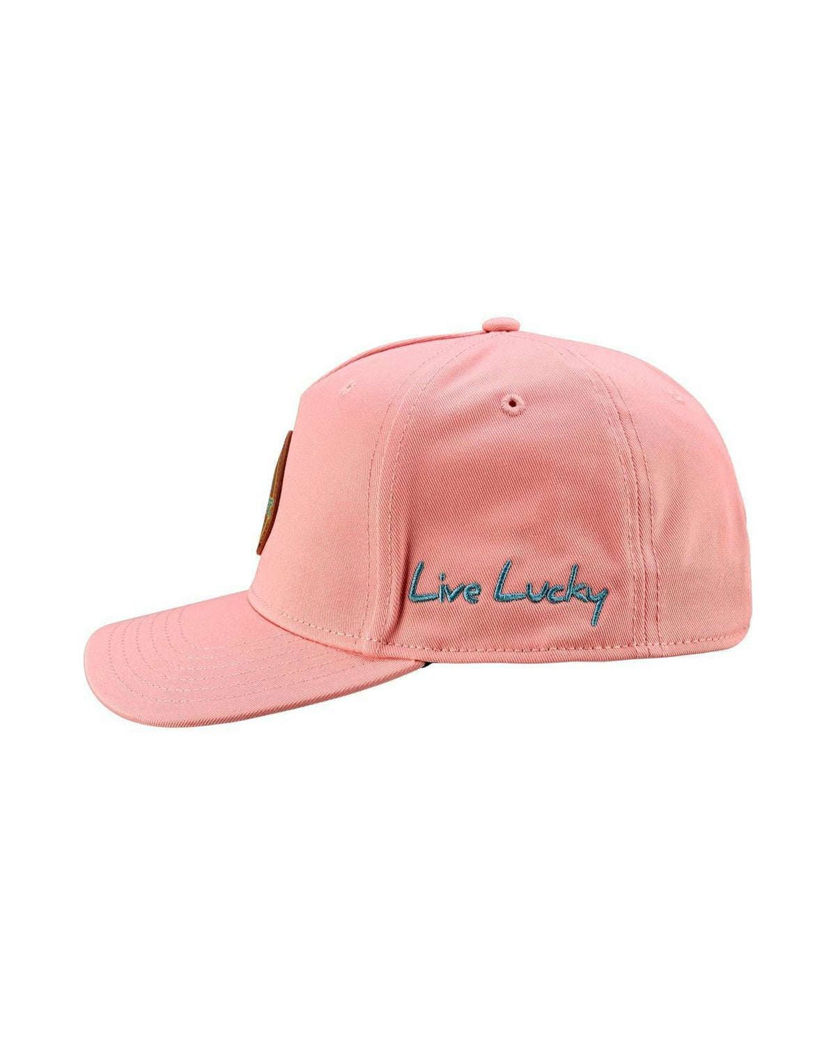 Unisex Coral Pink Hat for Summer Golf or Beach Days