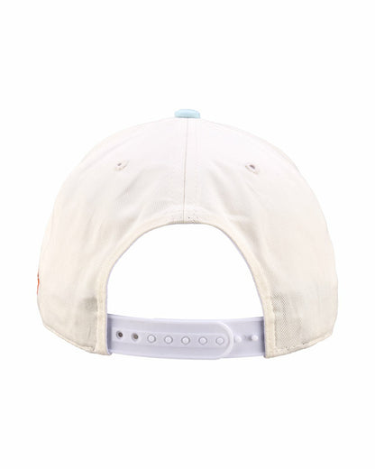 Tropical White and Blue Hat for Golf and Lifestyle